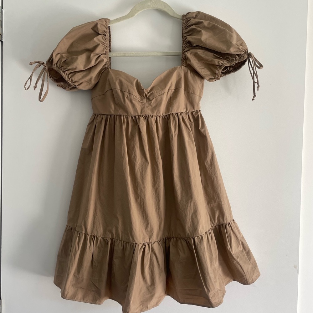 Tan dress